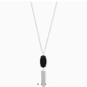 Kendra Scott Rayne Silver long pendant necklace